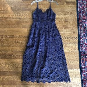 Eyelet dress.
